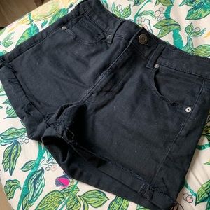 AE Black Shorts High Waisted